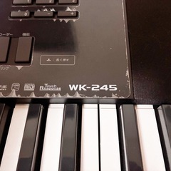 【ほぼ新品】フル鍵盤電子ピアノ　wk 245245の画像