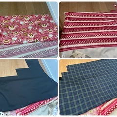 つや消しラミネート生地7枚まとめての画像