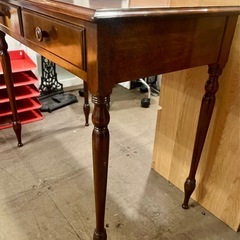 猫脚 コンソールテーブル 木製 アンティーク 調 クラシック ドレッサー デスク ヴィンテージ 猫足 机 テーブル の画像