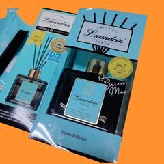 🉐🌈②未使用 Laundrin' ランドリン ルームディフューザー No.7🌈本体＋詰め替え5の画像