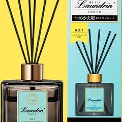 🉐🌈②未使用 Laundrin' ランドリン ルームディフューザー No.7🌈本体＋詰め替え5の画像