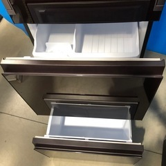 SHARP 350L 3ドア冷凍冷蔵庫 SJ-GW35J-R 2022年製の画像