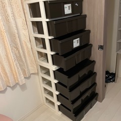 プラスチック棚の画像