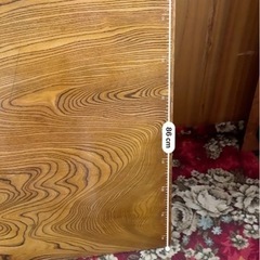 一枚板テーブル譲ります【13日までに 】の画像