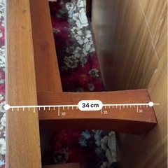 一枚板テーブル譲ります【13日までに 】の画像