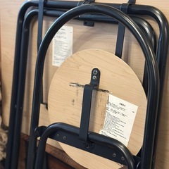 折りたたみ テーブル チェア セット デスクチェアセット コンパクト 学習机 リモートワーク 簡易デスク 省スペース 持ち運び の画像