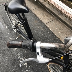 【新品パーツ多数】6段オートライト 26インチ艶消しブラックの画像