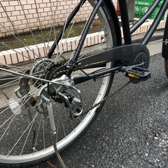 【新品パーツ多数】6段オートライト 26インチ艶消しブラックの画像