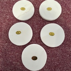 中販紅　【Week】 販売元　不明　白雲石　コースター　5枚　現状渡し　11-09-10 の画像