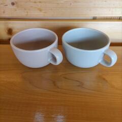 キントー スープカップ 360ml ペアセット 日本製ワイドマグ 取っ手付きの画像