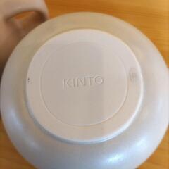 キントー スープカップ 360ml ペアセット 日本製ワイドマグ 取っ手付きの画像