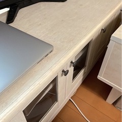 ニトリ　テレビ台　ローボード（リズバレー SLM90 WH）の画像