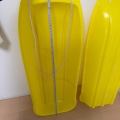 大型ジャンボそり　二つセット　除雪　雪遊びの画像