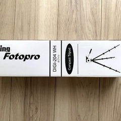 Fotopro フォトプロ　三脚 DIGI-204 ホワイトの画像