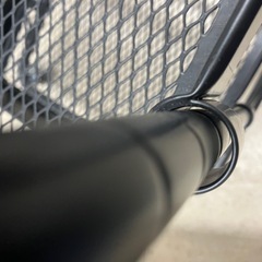 I 2511-207 ワゴン ブラック キズ 汚れあり ※ 2段目に留め具がないです　の画像