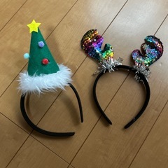 クリスマスのカチューシャの画像