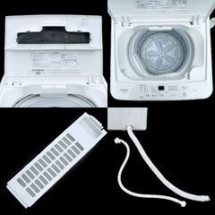 ★動作確認済み★洗濯機　MAXZEN　5.5kg　2020年製　JW55WP01　風乾燥の画像