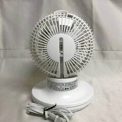 【北見市発】ニトリ NITORI 15cm3D DCタイプシンプルサーキュレーター SS01NC 2024年製 白 (E3712wYM)の画像