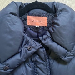 スーナウーナSunauna ネイビーダウンジャケット 38の画像