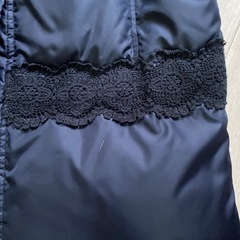 スーナウーナSunauna ネイビーダウンジャケット 38の画像