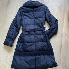 スーナウーナSunauna ネイビーダウンジャケット 38の画像