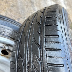 タイヤ　鉄ホイール付き　165/70R14  4本セットの画像