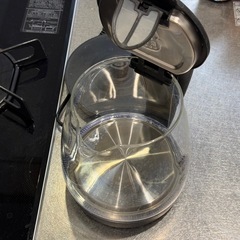 電気ケトル ガラス 1.0Lの画像