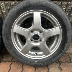 ブリヂストン　スタッドレスタイヤ、ホイールセット　14インチ　4穴の画像