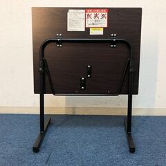 角度昇降調節付きデスク KC-7906N1 ダークブラウン/ブラック クローマ50 サイドデスク 昇降式パソコンデスク/学習机/勉強机/作業台の画像