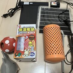 ハムスター飼育用品各種の画像