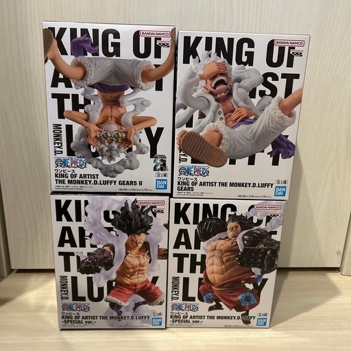ワンピース　ルフィ4体セット