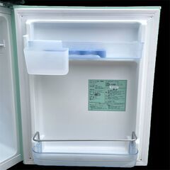 ★動作確認済み★冷蔵庫　レトロデザイン　A-Stage　2019年製　85L　ARD-90LG　ライトグリーンの画像