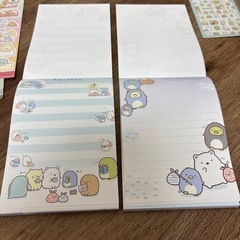 すみっコぐらし ぬいぐるみ メモ帳 シールせセットの画像