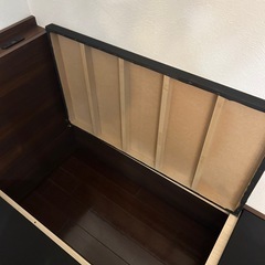 ニトリ　収納・コンセント・照明付シングルベッドフレームの画像