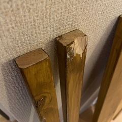 使用済み木材 ニス塗り 2×4 ほか DIYの画像