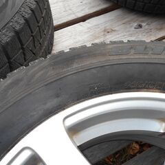 ブリジストン GIRO 06S 16×6.5J ハブ径72 オフ47 マルチ5穴 PCD100/114.3 BS ブリザック REVO GZ 215/65R16 980 溝約7㍉ 16年製パンク無の画像