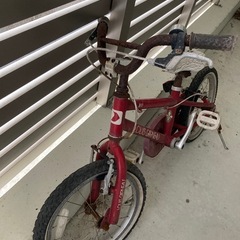子供用自転車16インチ＆ヘルメット　※廃棄予定の画像