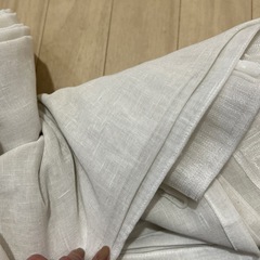 無印良品レースカーテン？2枚145×200の画像