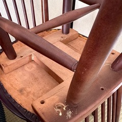 古道具　アンティーク家具　スピンドルバック調　ダイニングチェア2脚セット！の画像