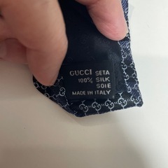 GUCCI ネイビー ネクタイの画像