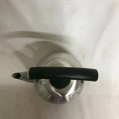 【北見市発】ドリテック DRETEC 電気やかん PO-313 2012年製 1L シルバー 一人暮らし ケトル 卓上 (E3717wM)の画像