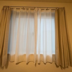 【お譲り先確定】ニトリ防炎カーテンセット 3組の画像
