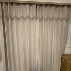 【お譲り先確定】ニトリ防炎カーテンセット 3組の画像