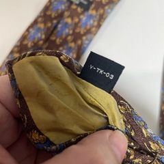 ヴィンテージChristian Dior 花柄ネクタイの画像