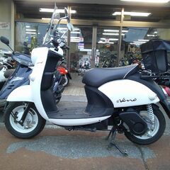 NO.5550　Ｅ－ＶＩＮＯ（イービーノ）　電動スクーター　走行距離２７２８ＫＭ　ホワイト　☆彡の画像