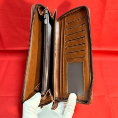 【新品未使用】長財布 ブラウンの画像
