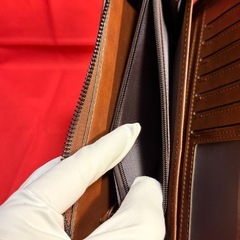 【新品未使用】長財布 ブラウンの画像