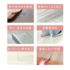 ダイニングマット　保護マットの画像