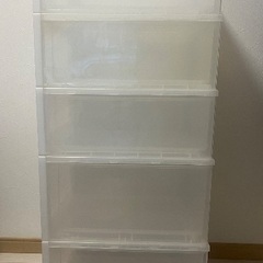 11/13まで【衣装ケース・収納ケース】無印良品 5点の画像