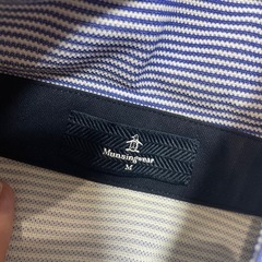 Munsingwear ストライプ ゴルフシャツの画像